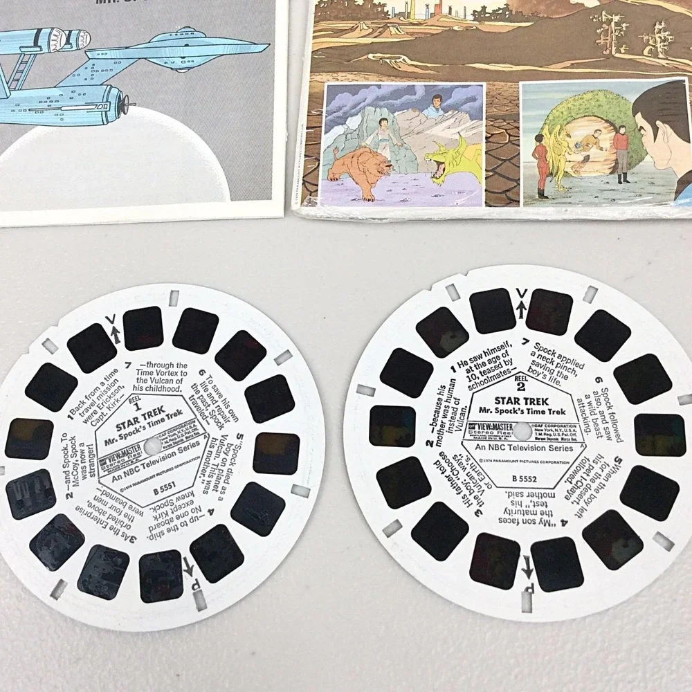 VTG 1974 GAF View Master Star Trek Mr Spock's Time Trek B555